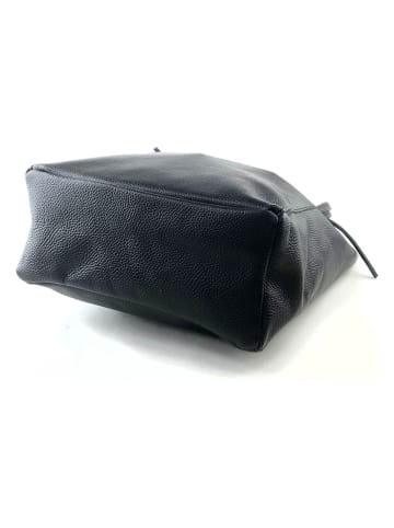 Marlon Skórzany shopper bag w kolorze czarnym - 37 x 40 x 12 cm