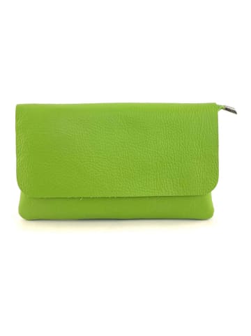 Marlon Leren schoudertas groen - (B)25 x (H)15 x (D)1 cm