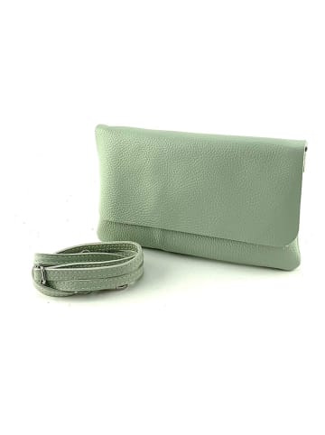 Marlon Leder-Umhängetasche in Mint - (B)25 x (H)15 x (T)1 cm