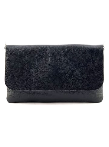 Marlon Leren schoudertas zwart - (B)25 x (H)15 x (D)1 cm