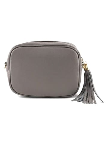 Marlon Leder-Umhängetasche in Grau - (B)20 x (H)14 x (T)7 cm