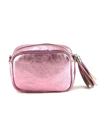 Marlon Leder-Umhängetasche in Rosa - (B)20 x (H)14 x (T)7 cm