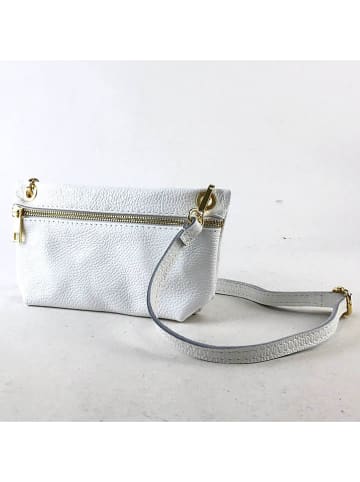 Marlon Leren schoudertas wit - (B)23,5 x (H)13 x (D)5 cm