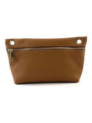 Marlon Leder-Umhängetasche in Camel - (B)23,5 x (H)13 x (T)5 cm