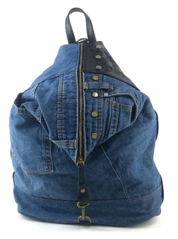 Marlon Rucksack in Dunkelblau/ Schwarz - (B)31 x (H)41 x (T)13,5 cm