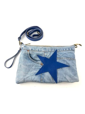 Marlon Schoudertas lichtblauw/blauw - (B)34 x (H)25 x (D)2 cm