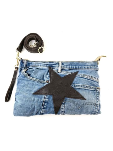 Marlon Schoudertas blauw - (B)34 x (H)25 x (D)2 cm