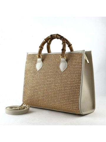 Marlon Torebka w kolorze beżowo-kremowym - 31 x 25 x 12 cm