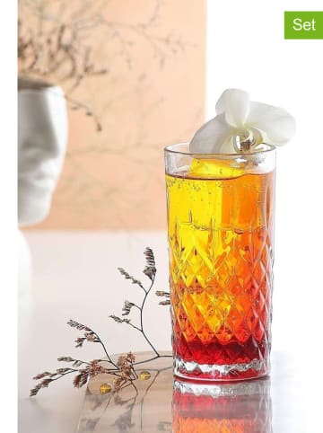 Hermia 6er-Set: Gläser in Transparent - 356 ml