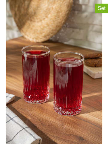 Hermia 6-delige set: glazen transparent - 195 ml