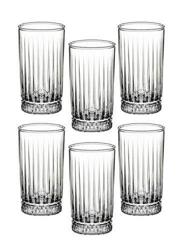 Hermia 6er-Set: Gläser in Transparent - 195 ml