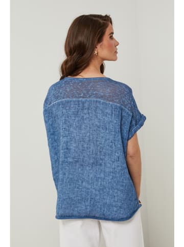 Rodier Lin Leinen-Shirt in Blau