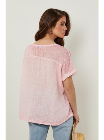 Rodier Lin Linnen shirt rosé
