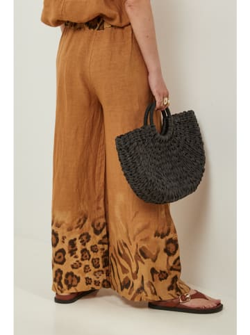 Rodier Lin Linnen marlenebroek camel