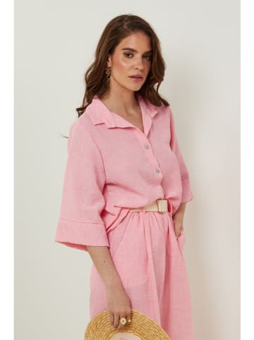 Rodier Lin Linnen blouse lichtroze