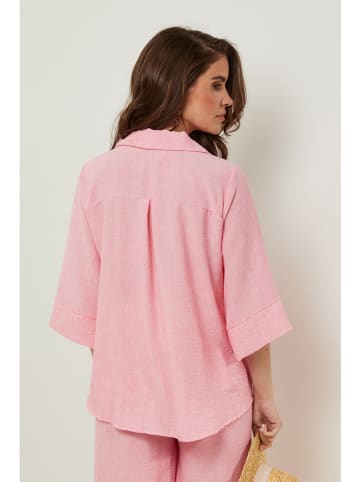 Rodier Lin Linnen blouse lichtroze