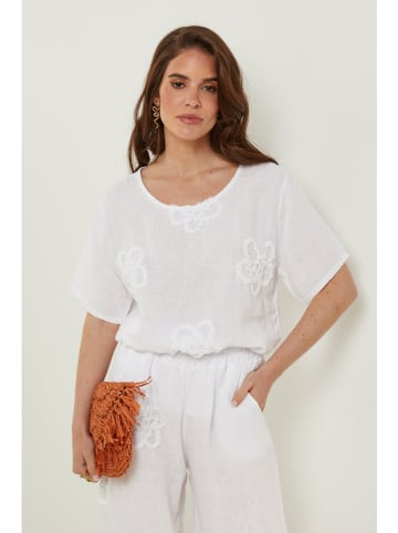 Rodier Lin Linnen shirt wit