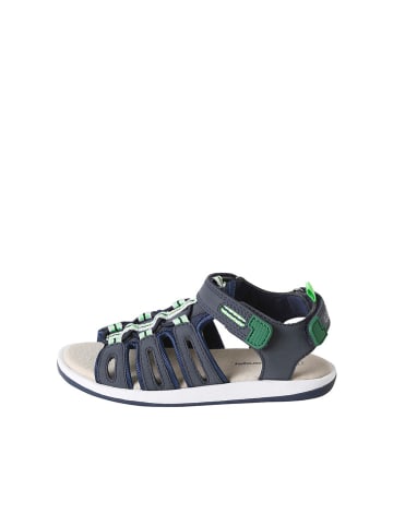 vertbaudet Leren sandalen donkerblauw