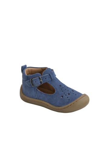 vertbaudet Leder-Lauflernschuhe in Blau