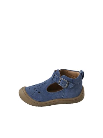 vertbaudet Leder-Lauflernschuhe in Blau