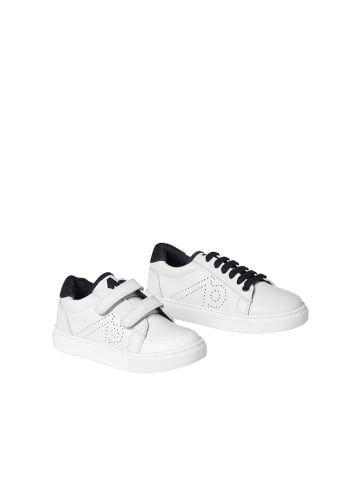 vertbaudet Leder-Sneakers in Weiß
