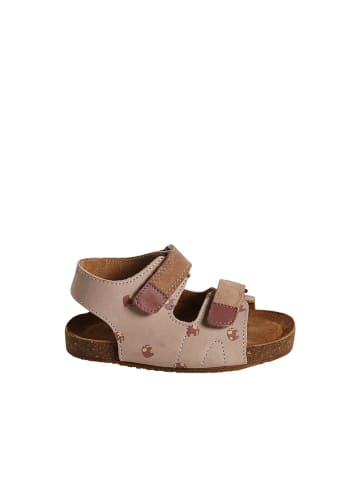 vertbaudet Leder-Sandalen in Beige