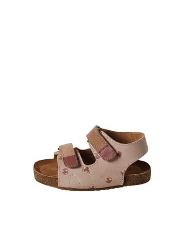 vertbaudet Leder-Sandalen in Beige
