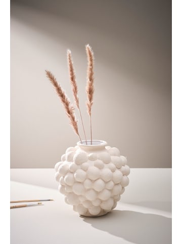 Jotex Vase ''Blush'' in Weiß - (H)23,5 x Ø 24 cm