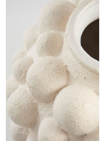 Jotex Vase ''Blush'' in Weiß - (H)23,5 x Ø 24 cm