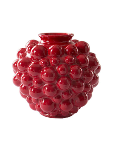 Jotex Wazon "Blush" w kolorze czerwonym - wys. 23,5 x Ø 24 cm
