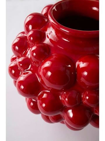 Jotex Vase ''Blush'' in Rot - (H)23,5 x Ø 24 cm