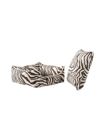 Jotex Hondenbed "Zea" zwart/wit - (B)50 x (H)20 x (D)50 cm