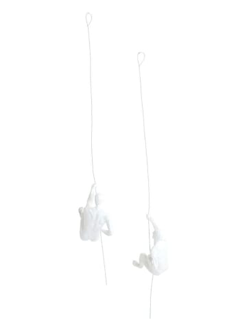 Jotex Wanddecoratie "Human Climbers" wit