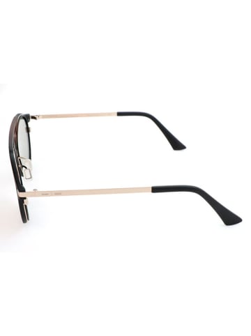 Italia Independent Okulary przeciwsłoneczne unisex w kolorze czarno-żółtym