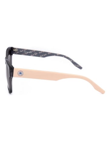 Converse Damskie okulary przeciwsłoneczne w kolorze szaro-jasnoróżowo-czarnym