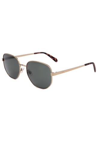 Fossil Herren-Sonnenbrille in Gold/ Schwarz
