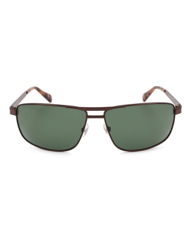 Fossil Herren-Sonnenbrille in Braun/ Grün