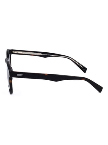 Levi's Męskie okulary przeciwsłoneczne w kolorze brązowo-granatowym
