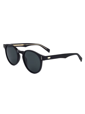 Levi's Męskie okulary przeciwsłoneczne w kolorze czarno-granatowym