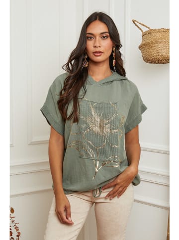 La Compagnie Du Lin Shirt groen