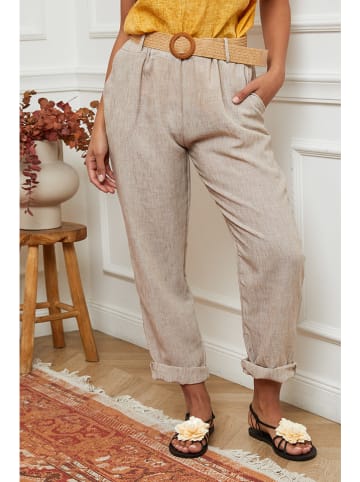 La Compagnie Du Lin Hose in Beige