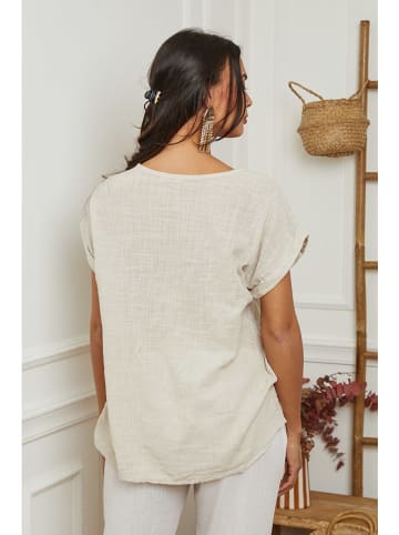 La Compagnie Du Lin Shirt in Creme