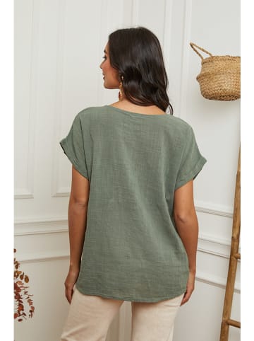 La Compagnie Du Lin Shirt in Khaki