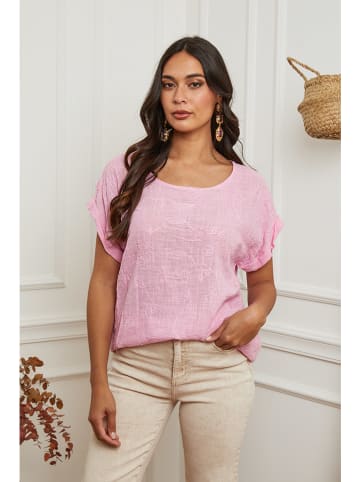 La Compagnie Du Lin Shirt lichtroze