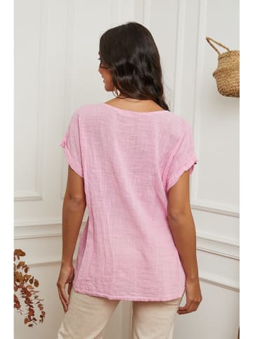 La Compagnie Du Lin Shirt lichtroze