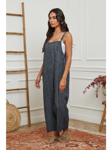La Compagnie Du Lin Jumpsuit in Schwarz