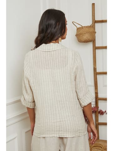 La Compagnie Du Lin Linnen blazer beige