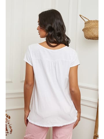La Compagnie Du Lin Leinen-Shirt in Weiß