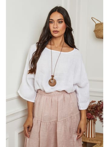 La Compagnie Du Lin Linnen blouse "Under" wit