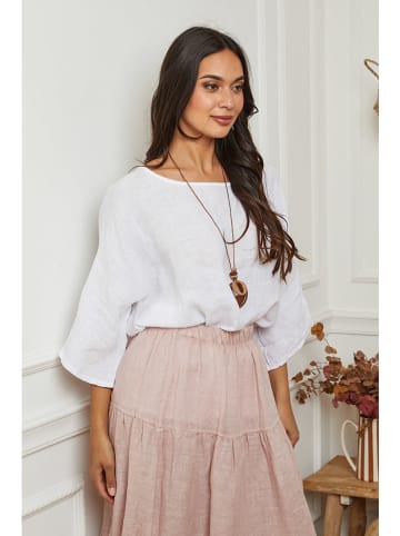 La Compagnie Du Lin Linnen blouse "Under" wit